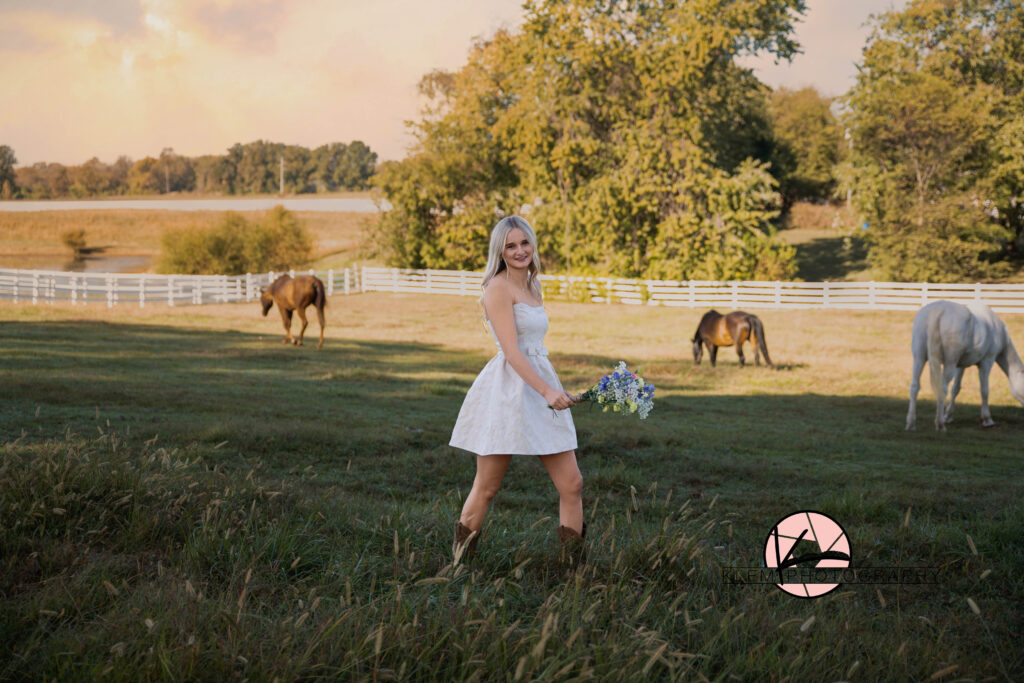 newburgh indiana senior pics with horses